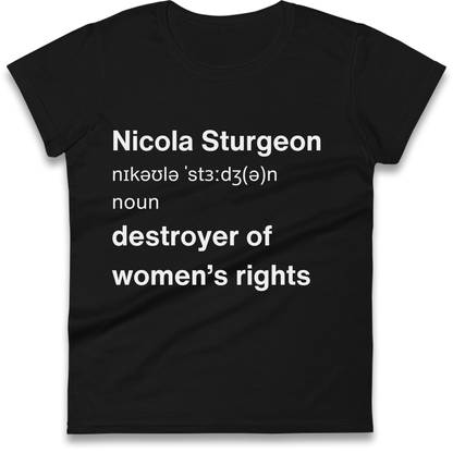 JK Rowling Nicola Sturgeon T Shirt Ladies Shirt
