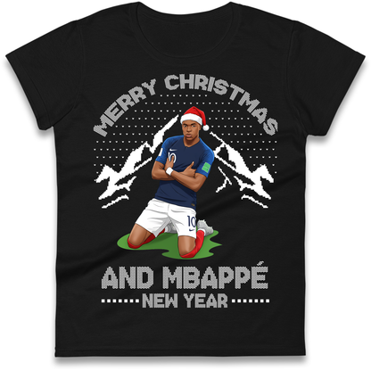 Mbappe Christmas Ladies Shirt