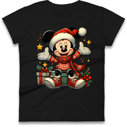 Micky Mouse Christmas Ladies Shirt