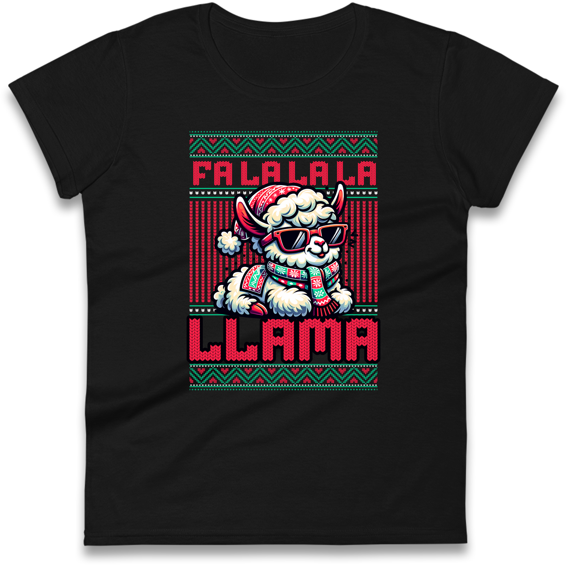 FA LA LA LA LLAMA Ladies Shirt