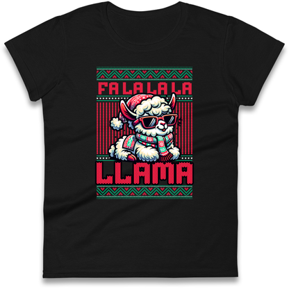 FA LA LA LA LLAMA Ladies Shirt