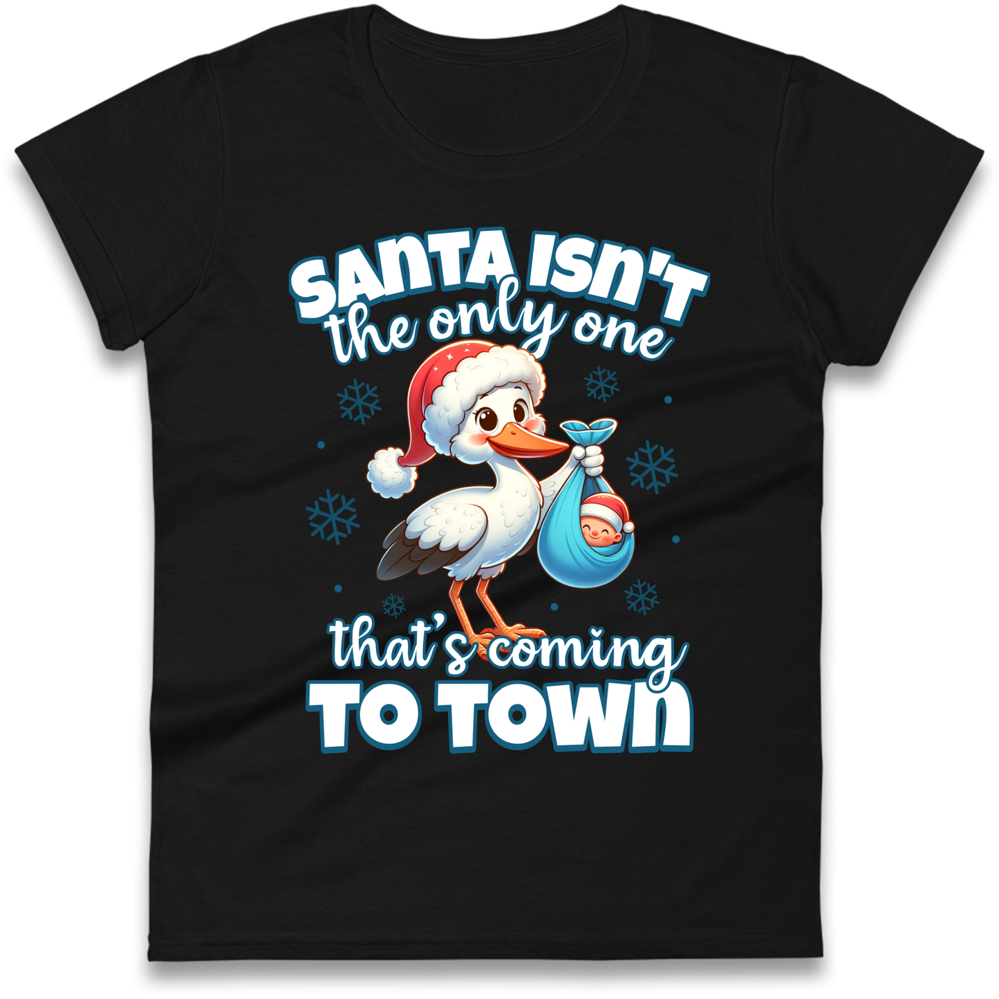 Santa isn't The Only One Thats Coming To Town Christmas Ladies Shirt
