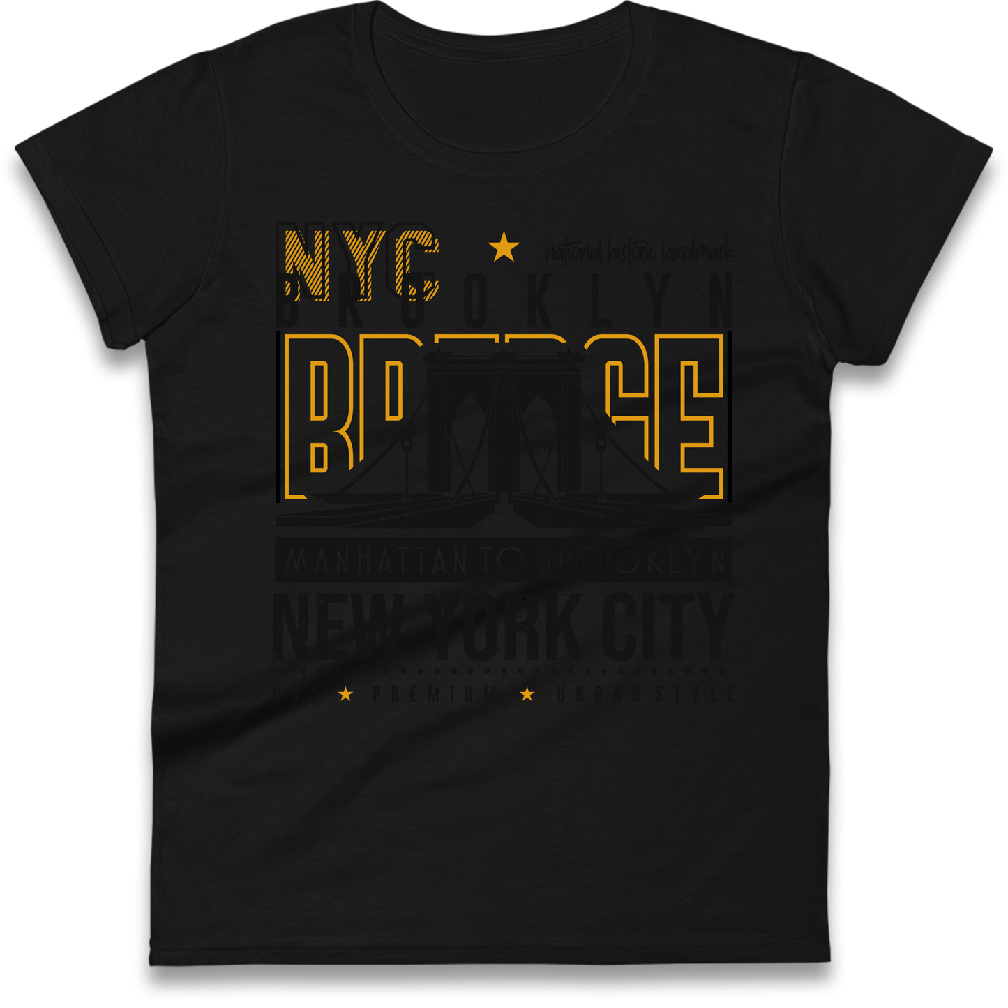 NYC Brooklyn Bridge Ladies Shirt