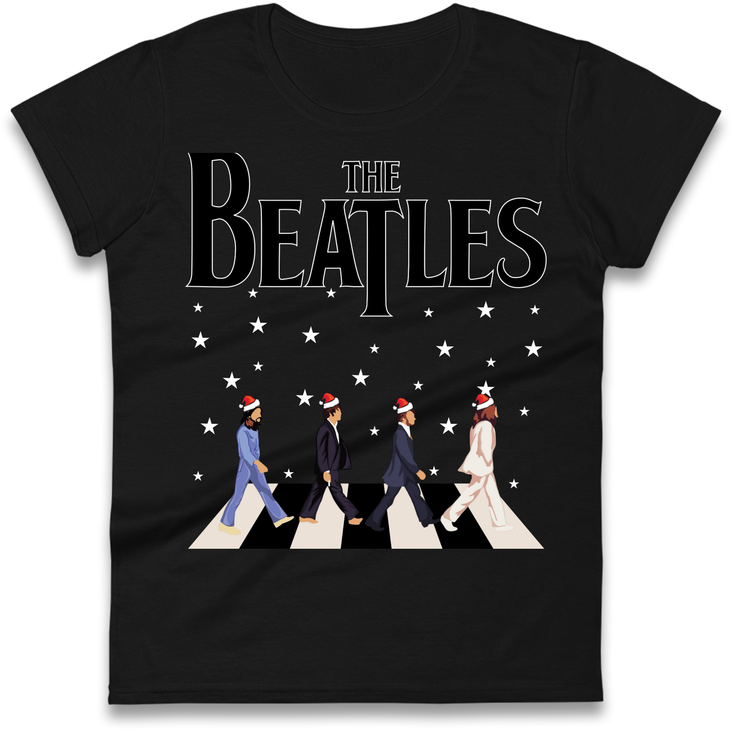 The Beatles Abbey Road Christmas Ladies Shirt