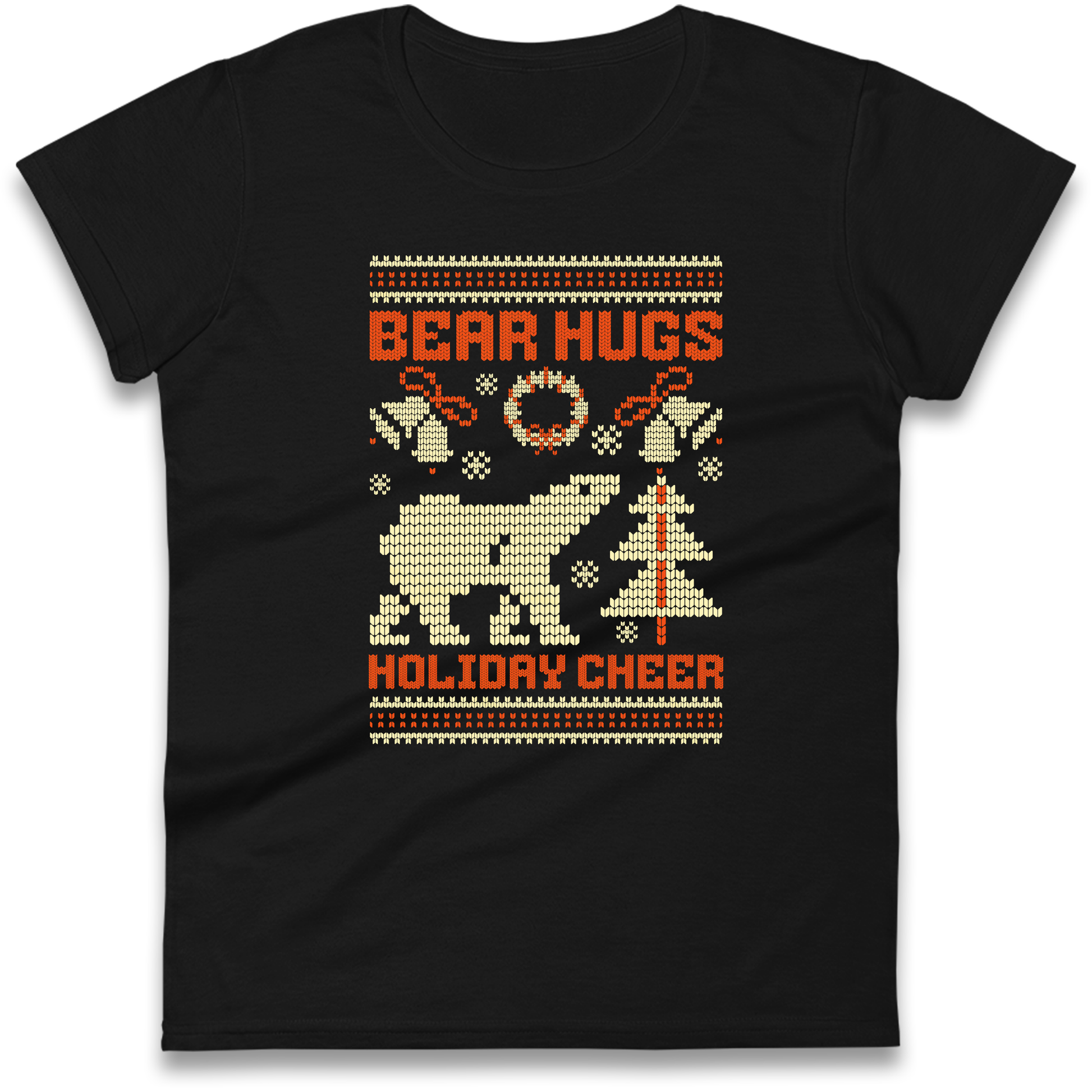 Bear Hugs Holiday Cheer Ladies Shirt