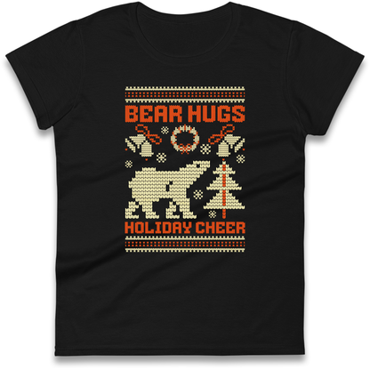 Bear Hugs Holiday Cheer Ladies Shirt
