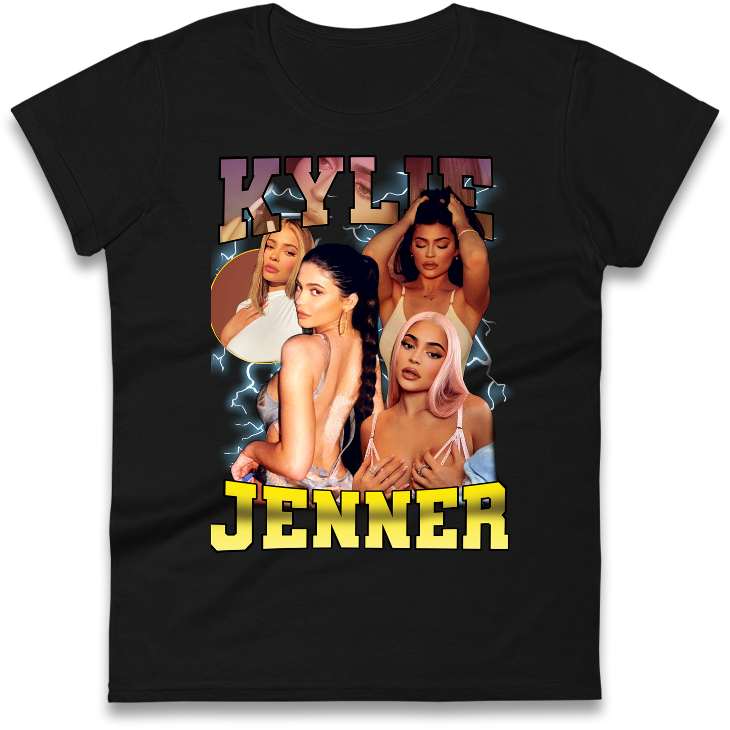 Kylie Jenner Pink Lips Ladies Shirt