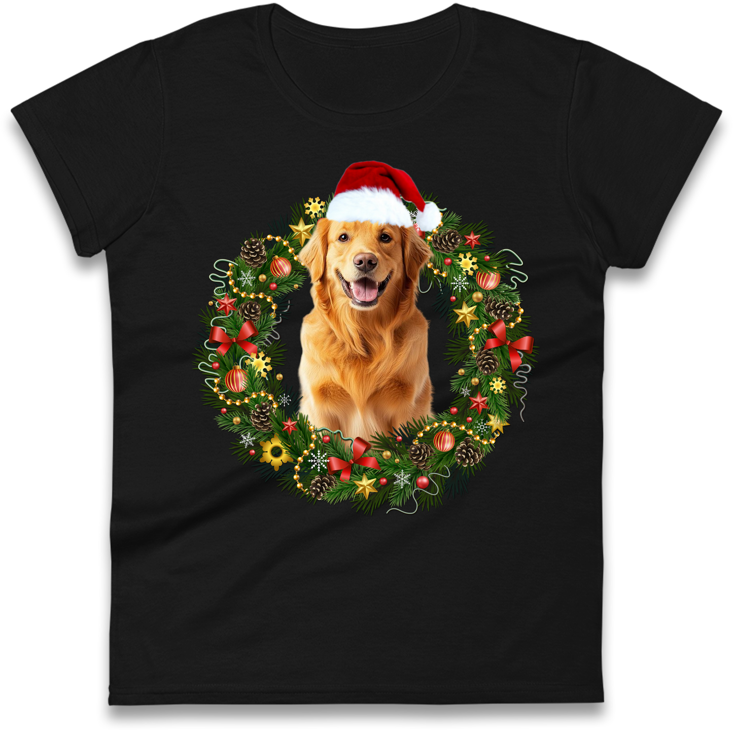 Dog Christmas Ladies Shirt