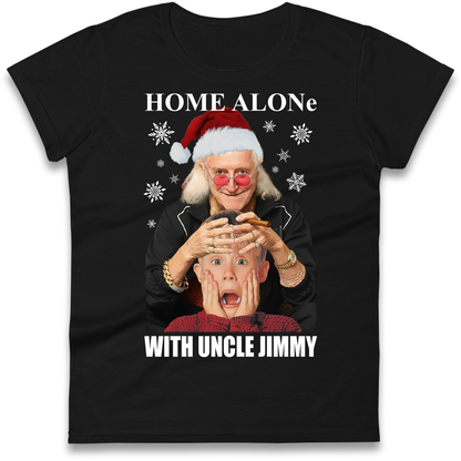 Home Alone Uncle Jimmy Ladies Shirt