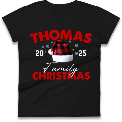 Thomas Family Christmas Ladies Shirt