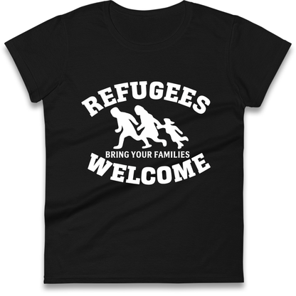 Welcome Refugees Ladies Shirt