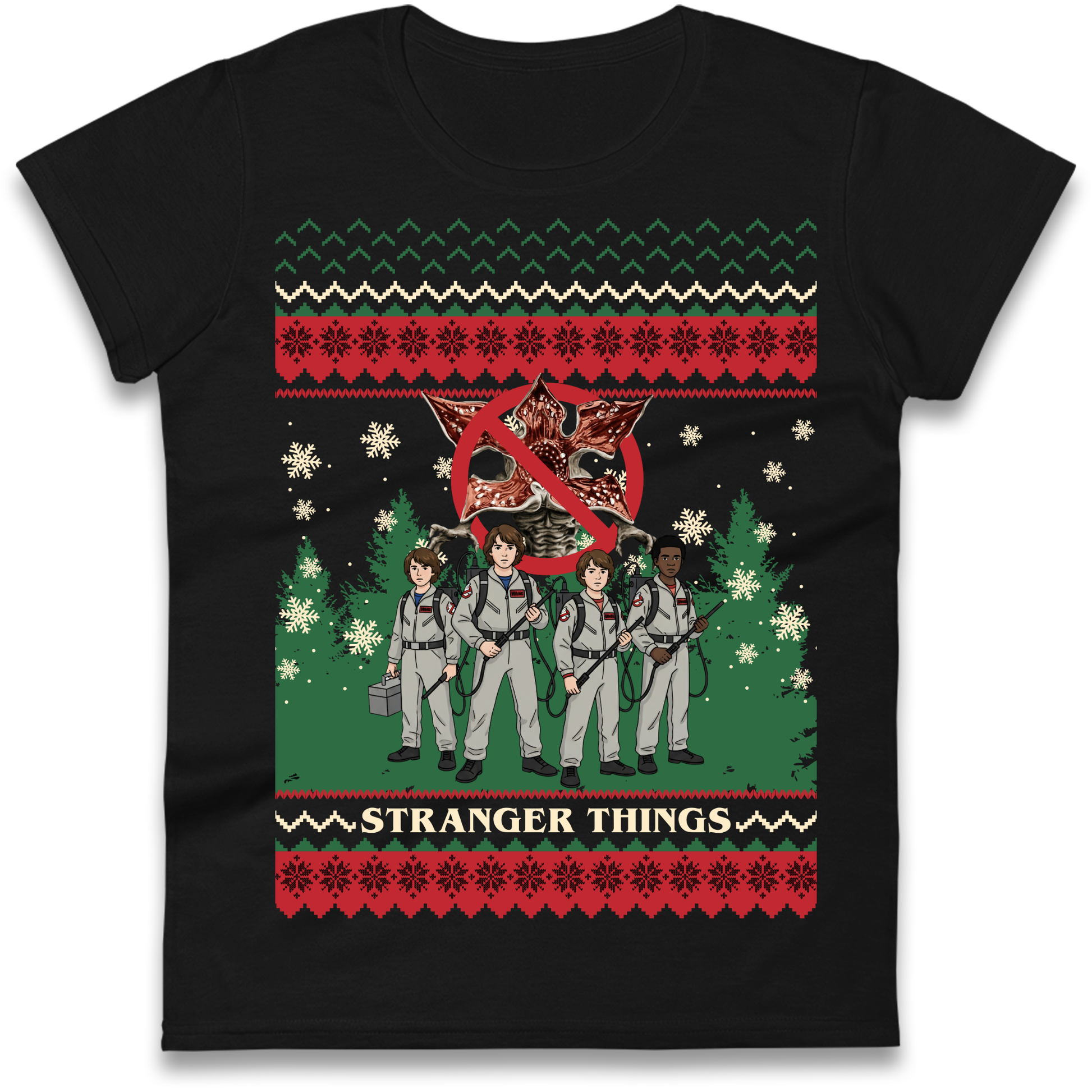 Stranger Things Demogorgon Christmas Ladies Shirt