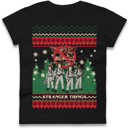 Stranger Things Demogorgon Christmas Ladies Shirt
