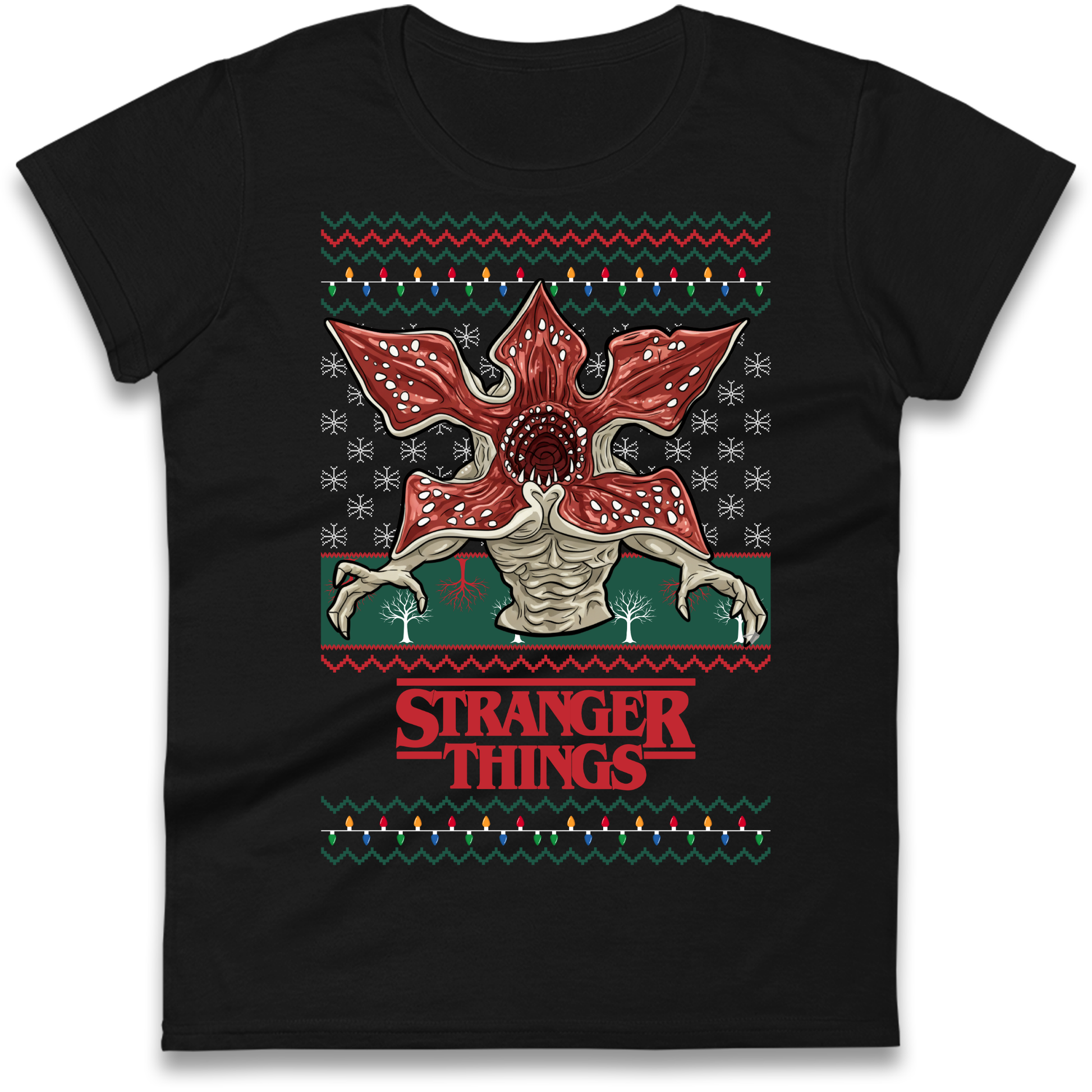 Demogorgon Christmas Ladies Shirt