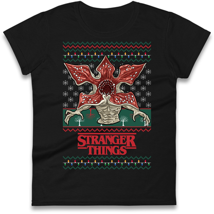 Demogorgon Christmas Ladies Shirt