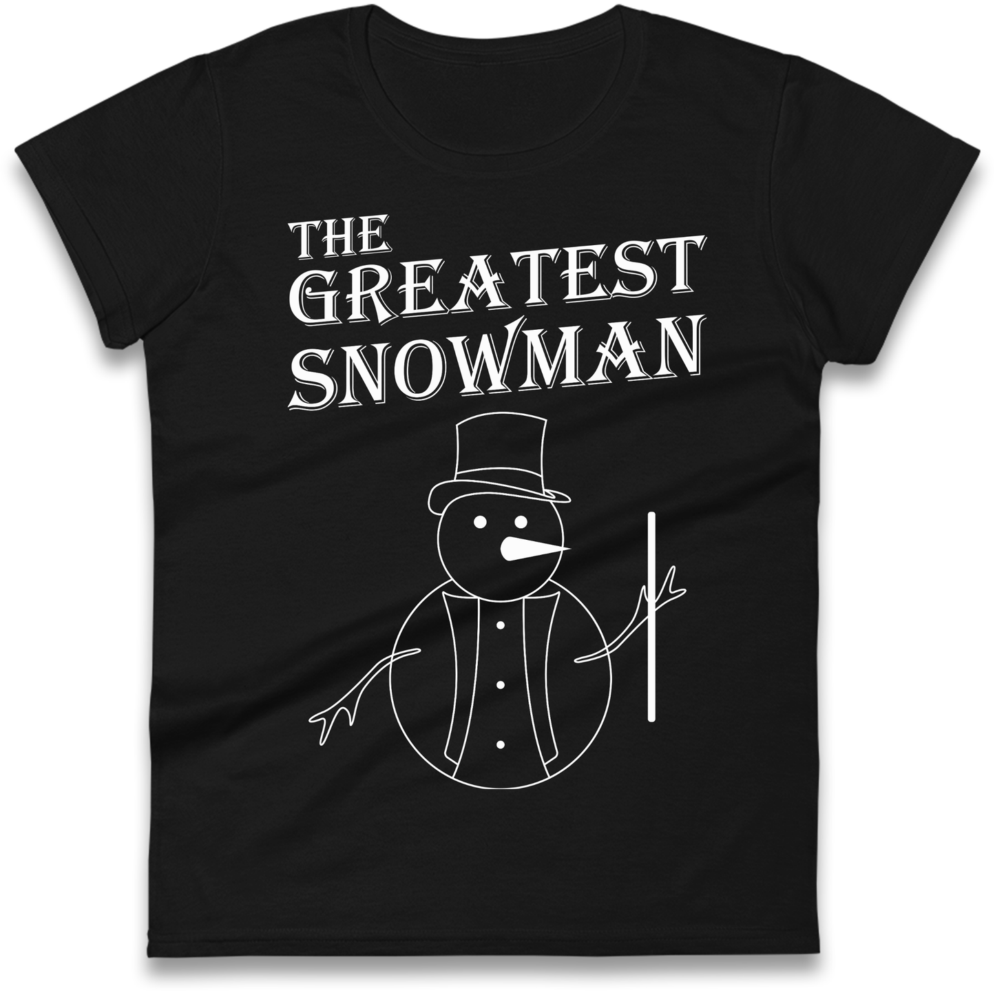 The Greatest Snowman Christmas Ladies Shirt