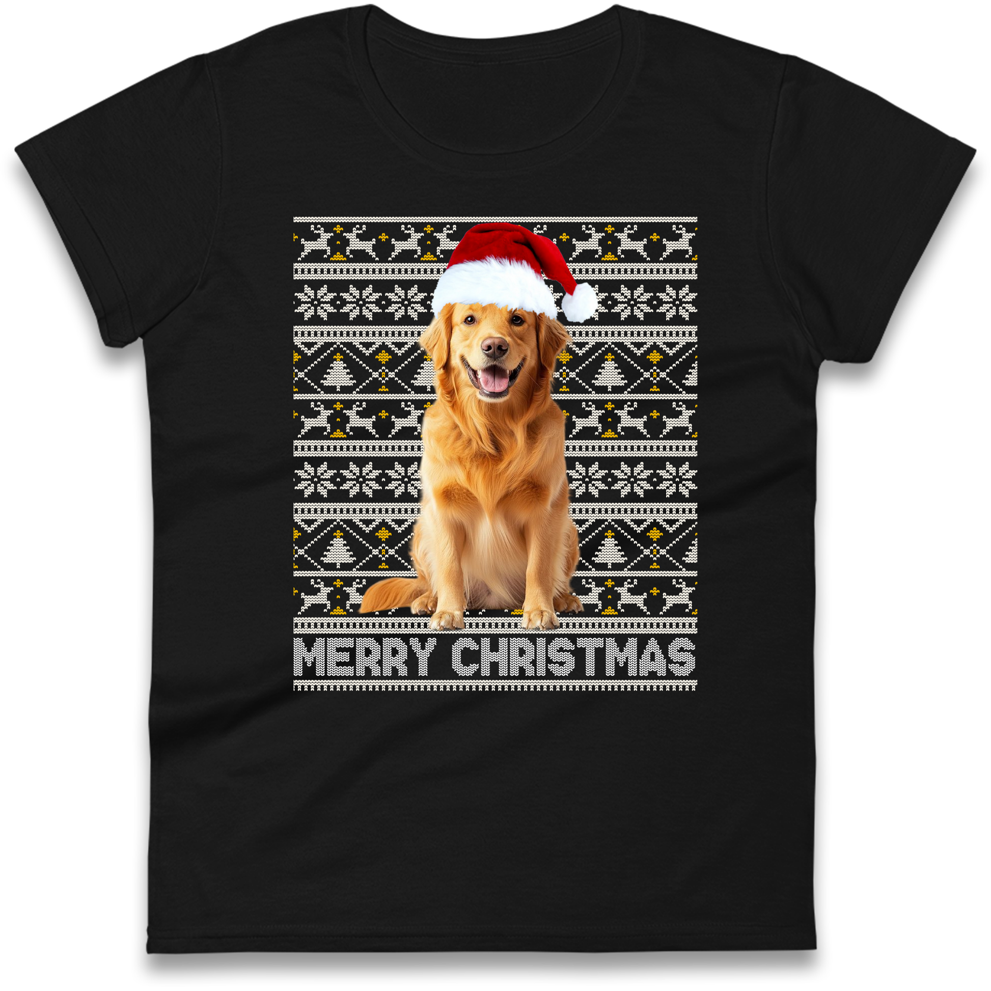 Merry Christmas Dog Ladies Shirt