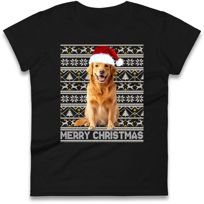 Merry Christmas Dog Ladies Shirt