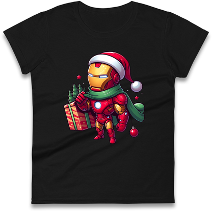 Ironman Santa Ladies Shirt