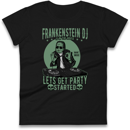 Frankenstein DJ Ladies Shirt