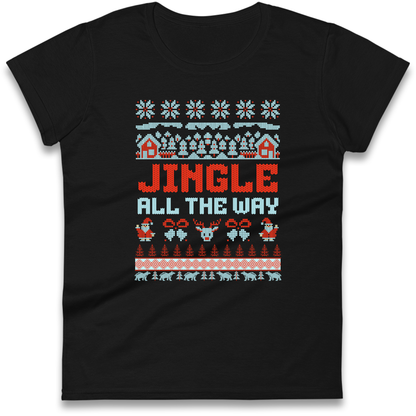 Jingle All The Way Christmas Ladies Shirt