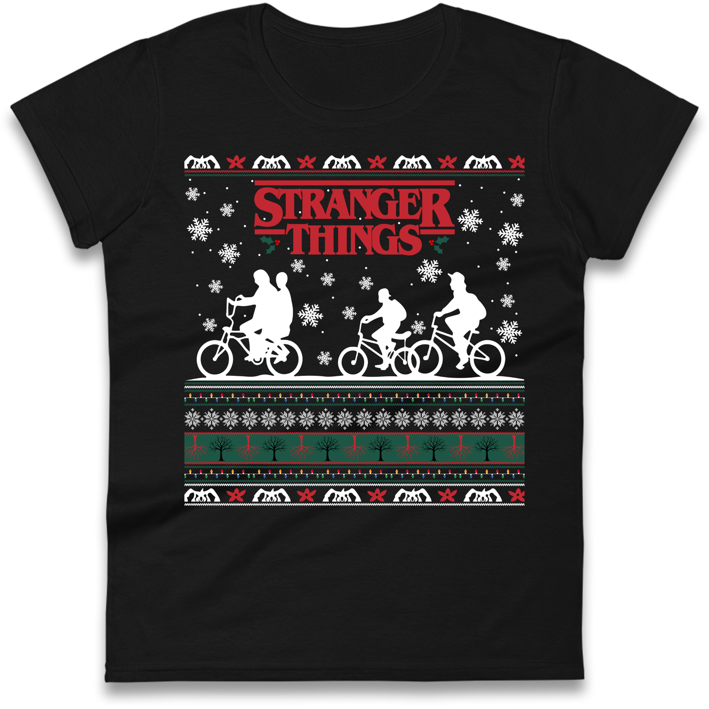 Stranger Things Christmas Ladies Shirt