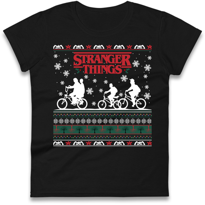 Stranger Things Christmas Ladies Shirt