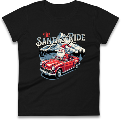 The Santas Ride Christmas Ladies Shirt