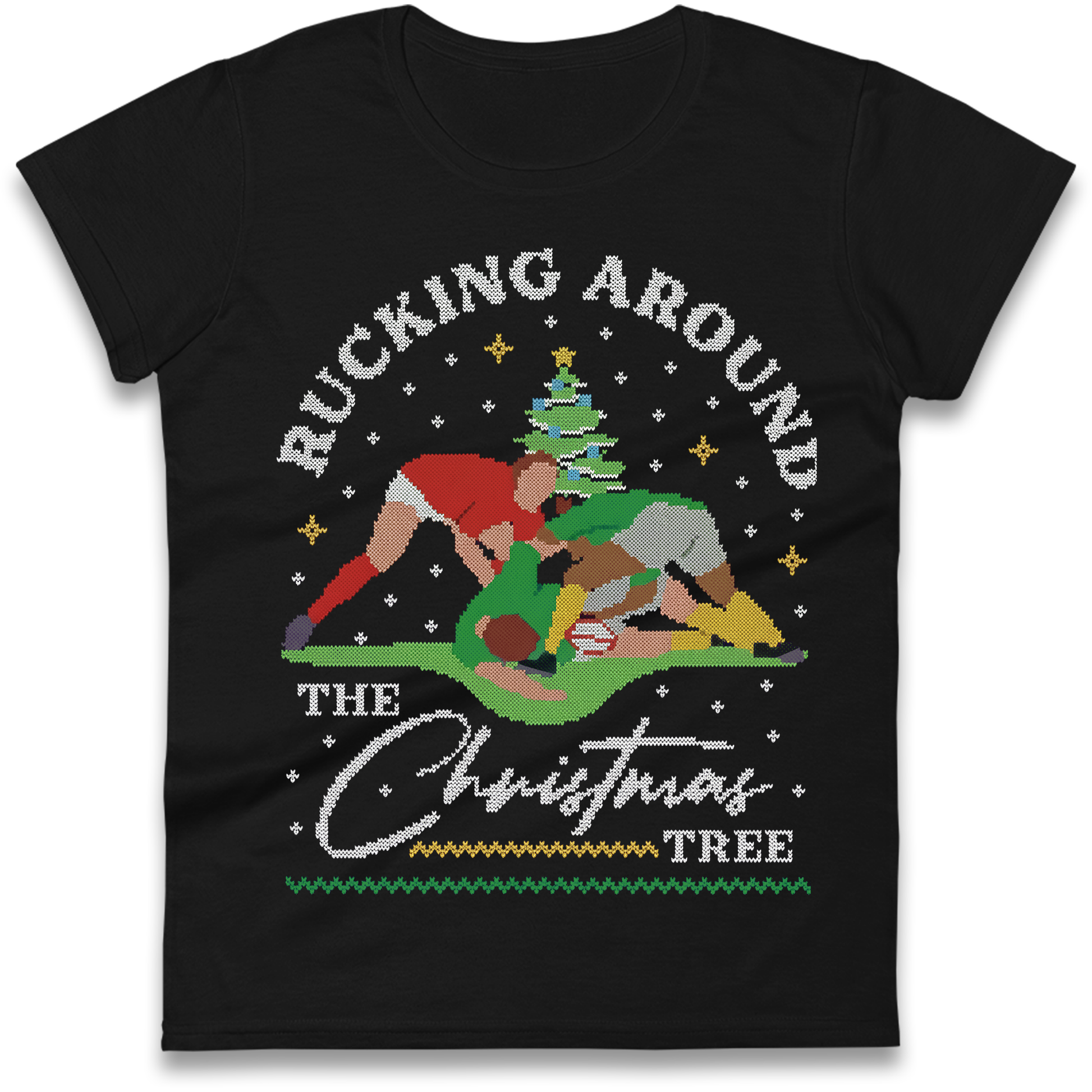 Rugby Christmas Ladies Shirt