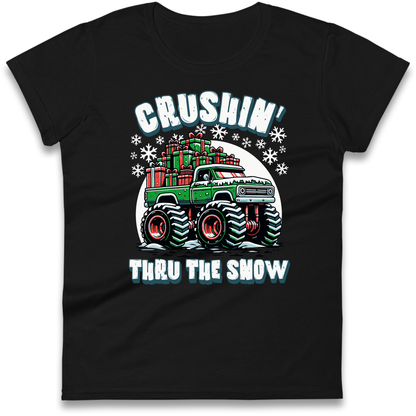 Crushin Thru The Snow Ladies Shirt