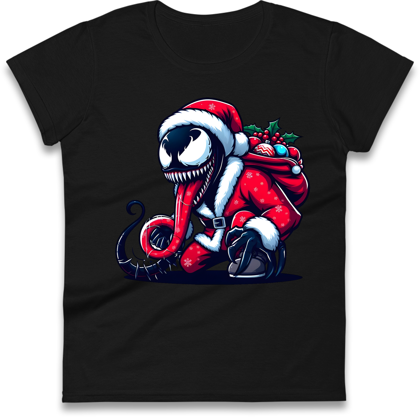 Venom Santa Ladies Shirt
