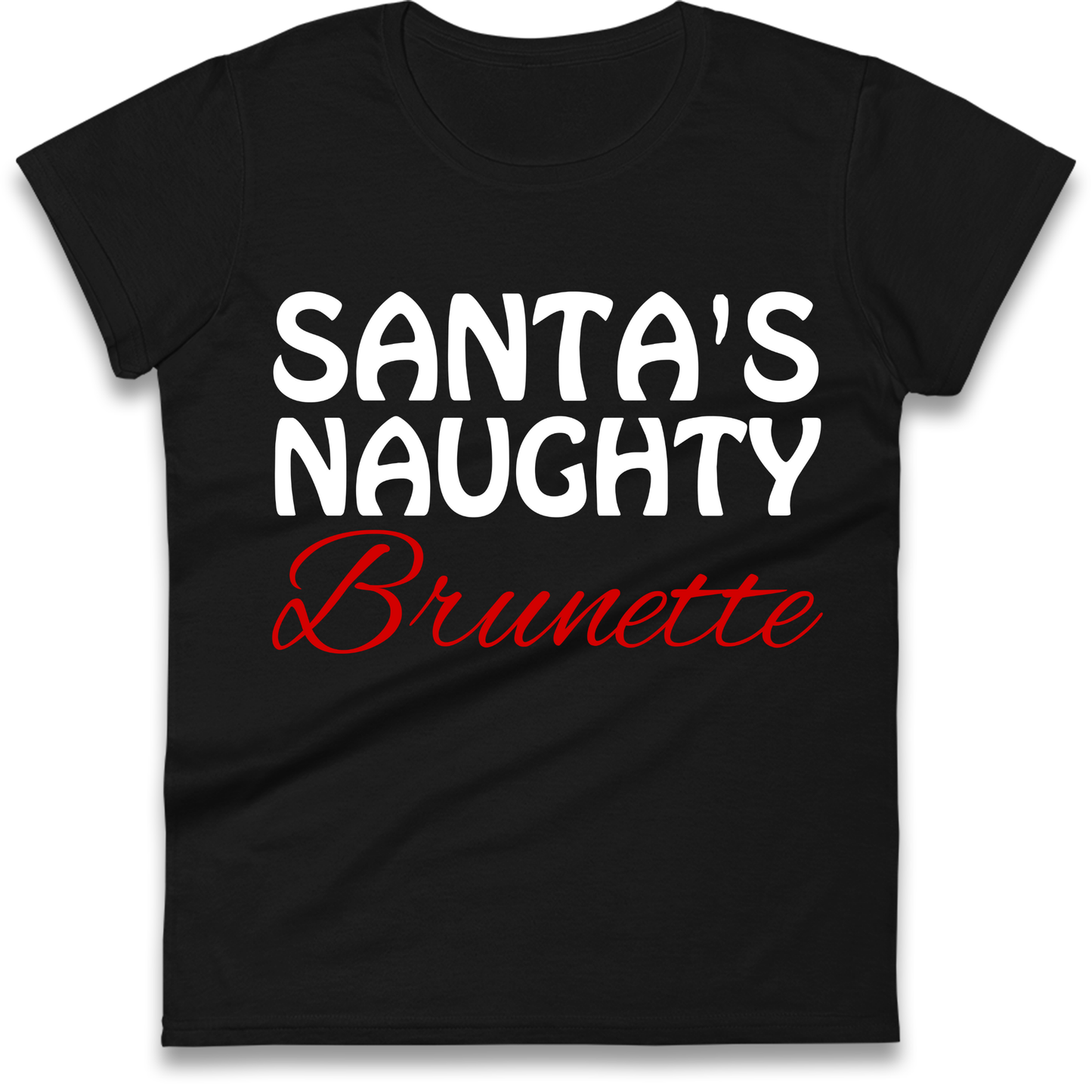 Naughty Brunette Ladies Shirt