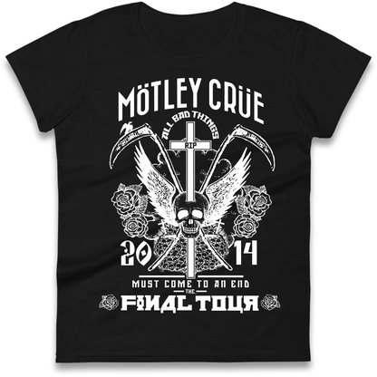 Motley Crue All Bad Things Ladies Shirt