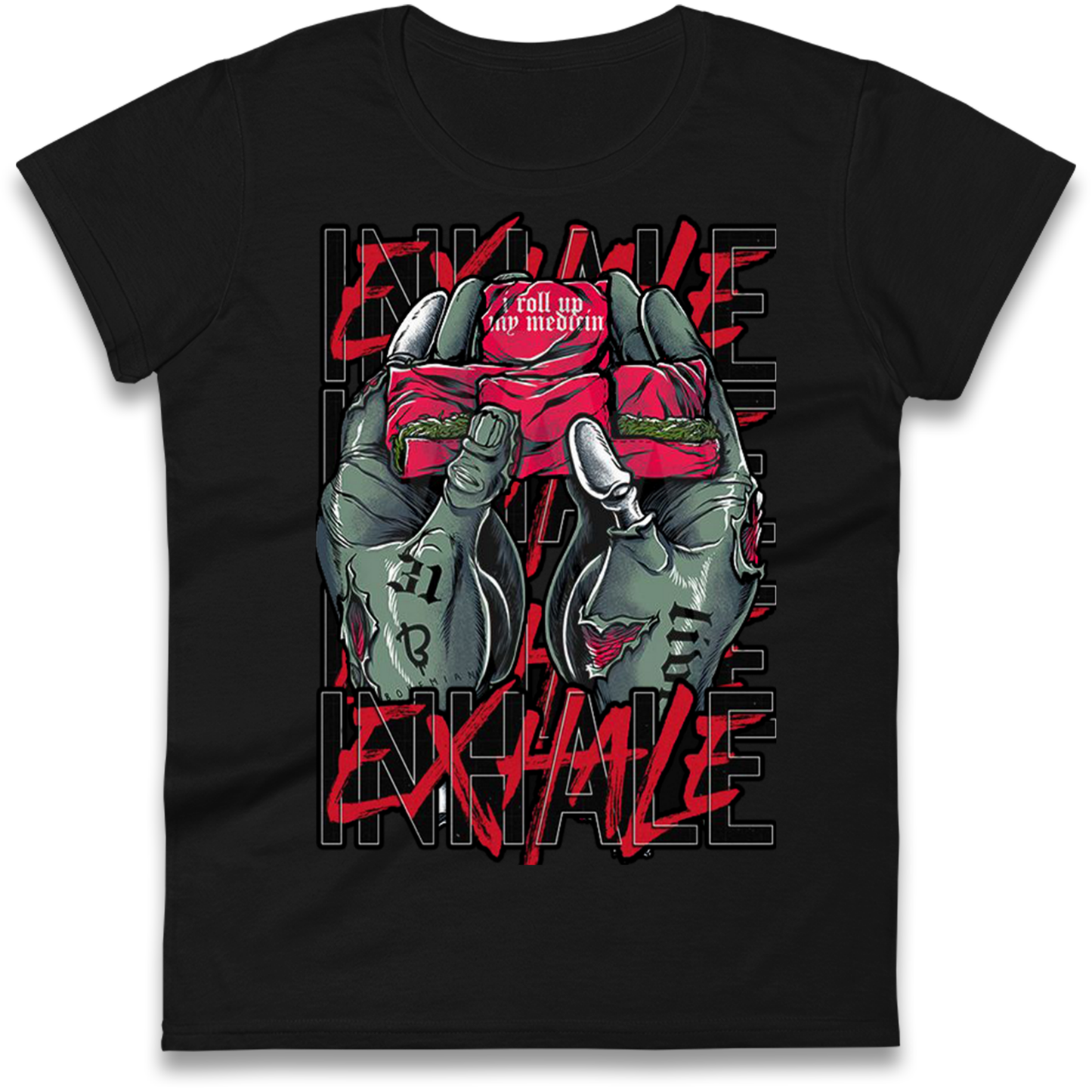 Inhale Exhale Ladies Shirt