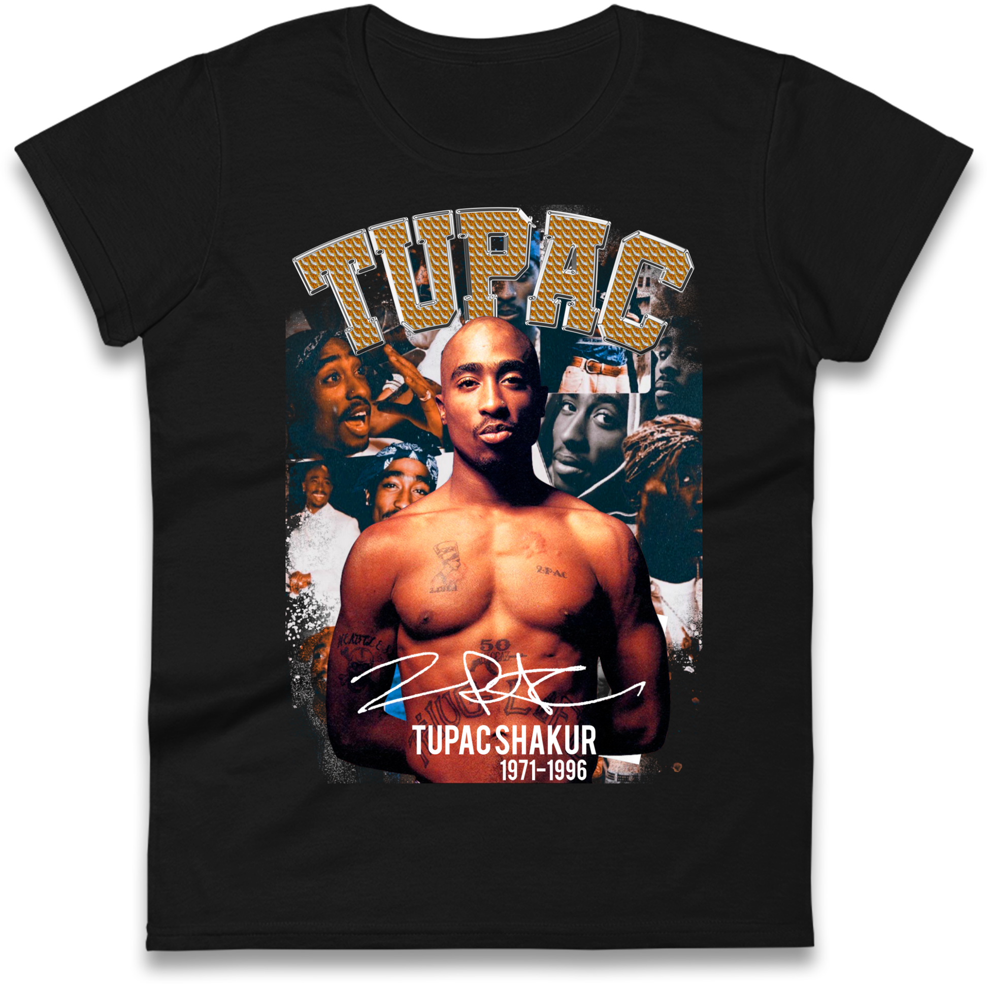 Tupac Shakur 1971 1996 Ladies Shirt