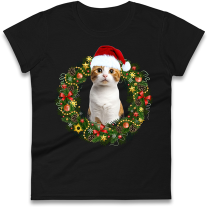 Cat Christmas Ladies Shirt