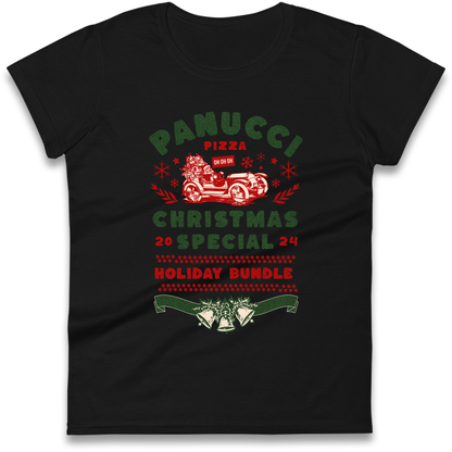 Panucci Pizza Christmas Special Christmas Ladies Shirt