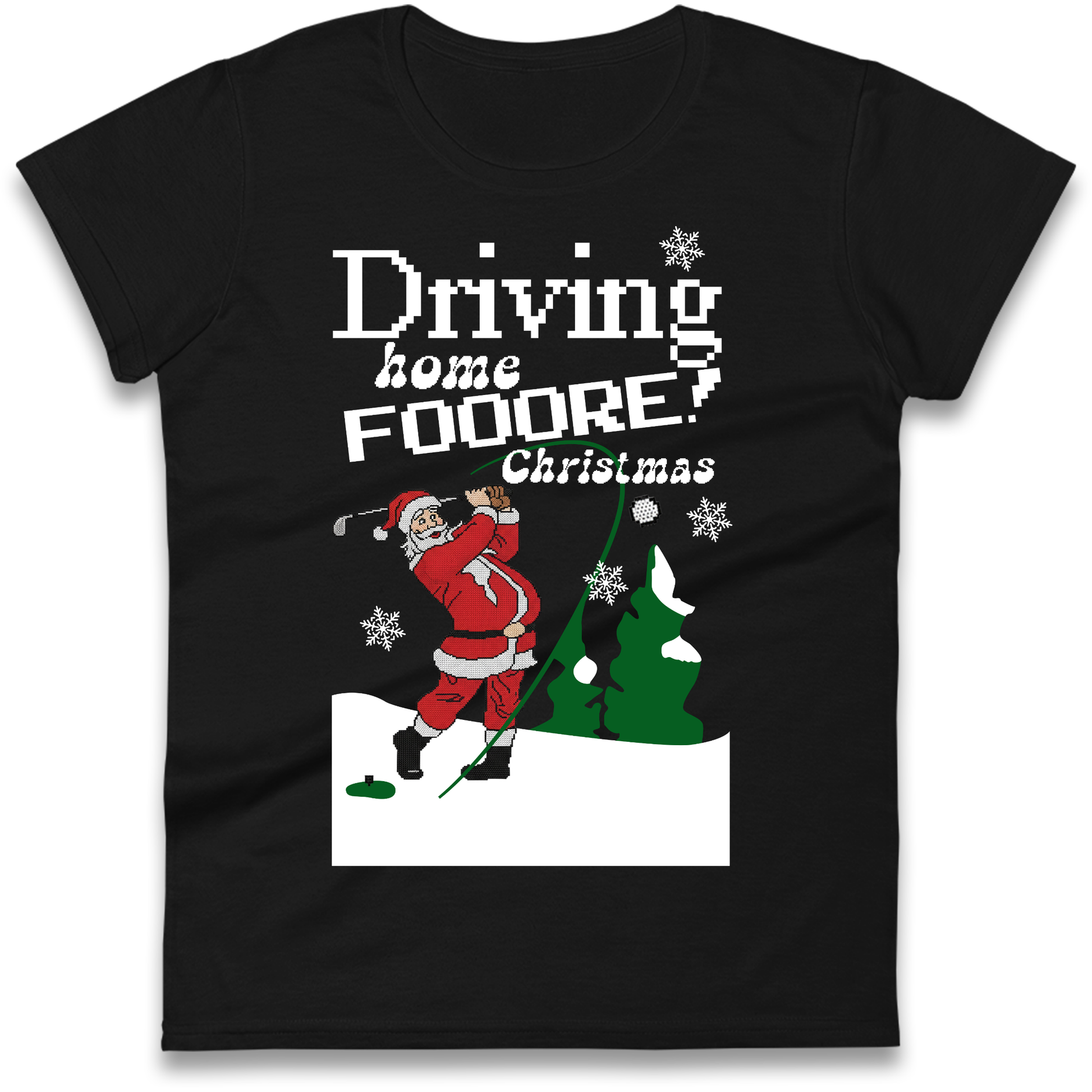 Christmas Golf Ladies Shirt