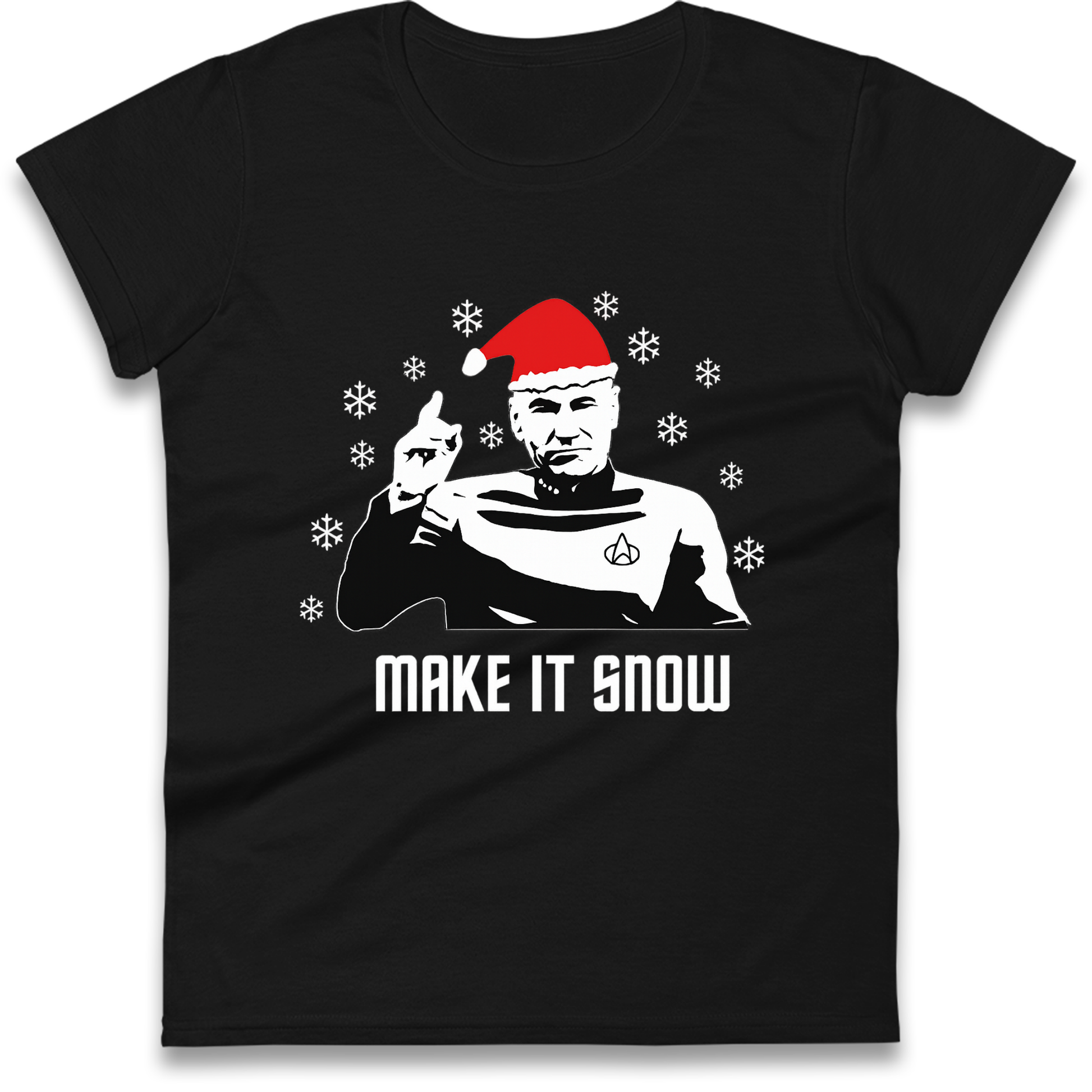 Make It Snow Ladies Shirt