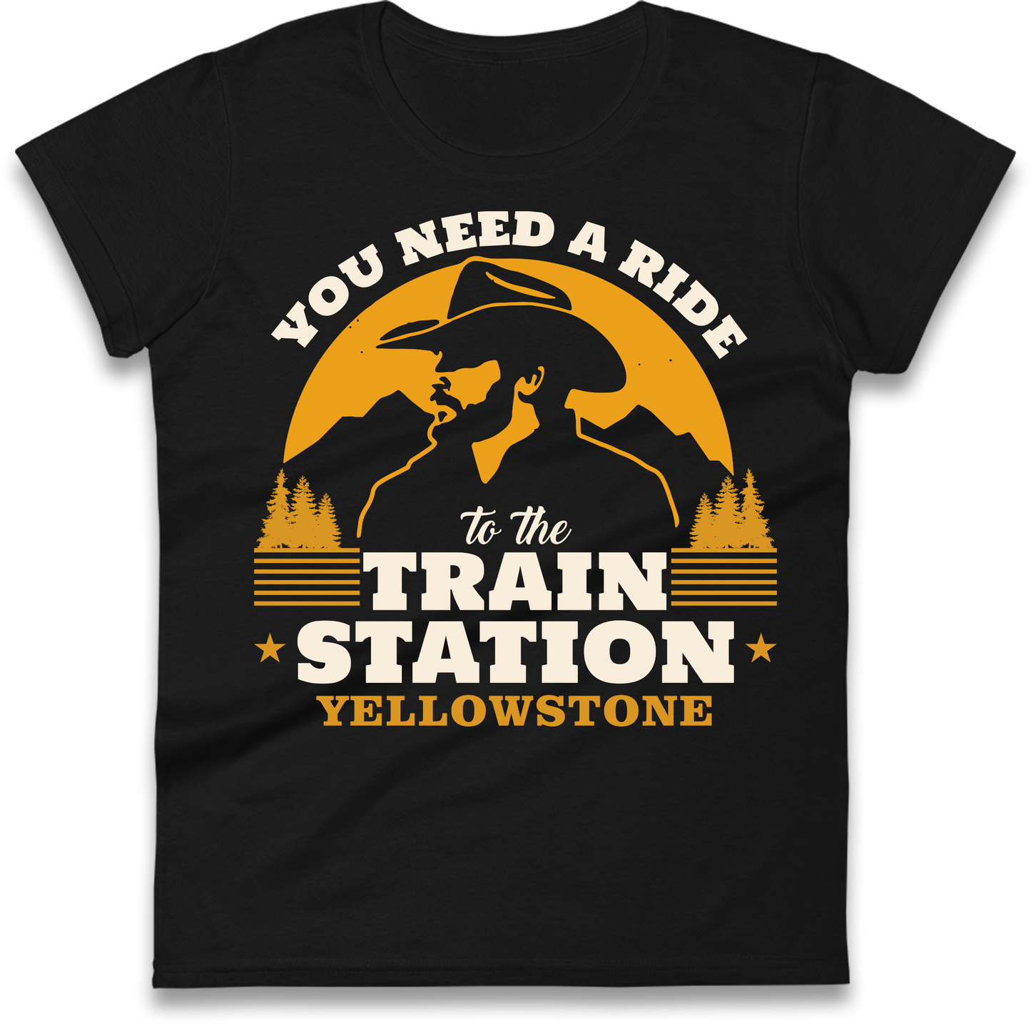 You Need A Ride To The Train Station Ladies Shirt