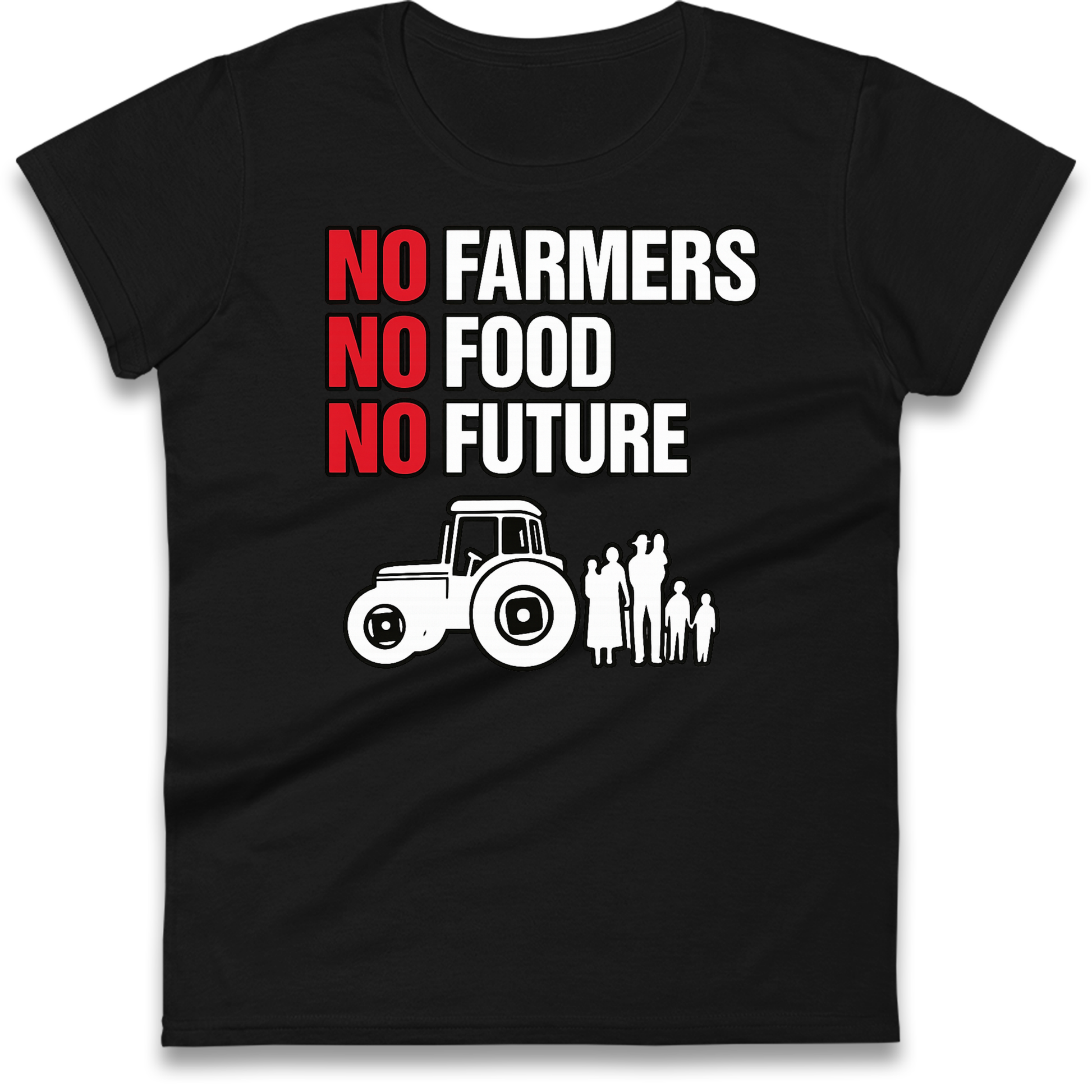 Farmers Agricultural Inheritance Tax Protest Ladies Shirt