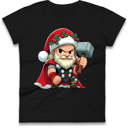 Thor Santa Ladies Shirt
