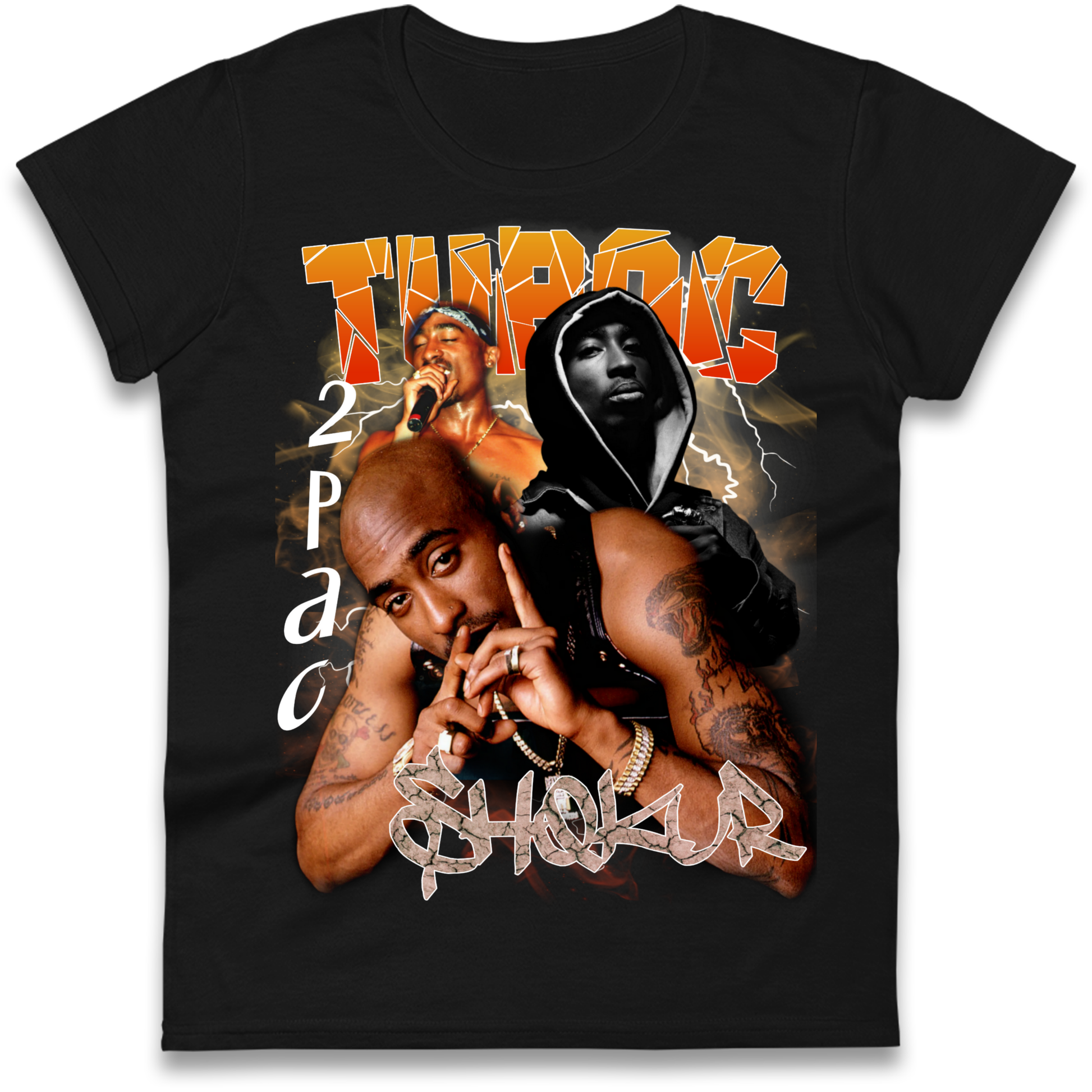 Tupac All Eyez On Me Ladies Shirt