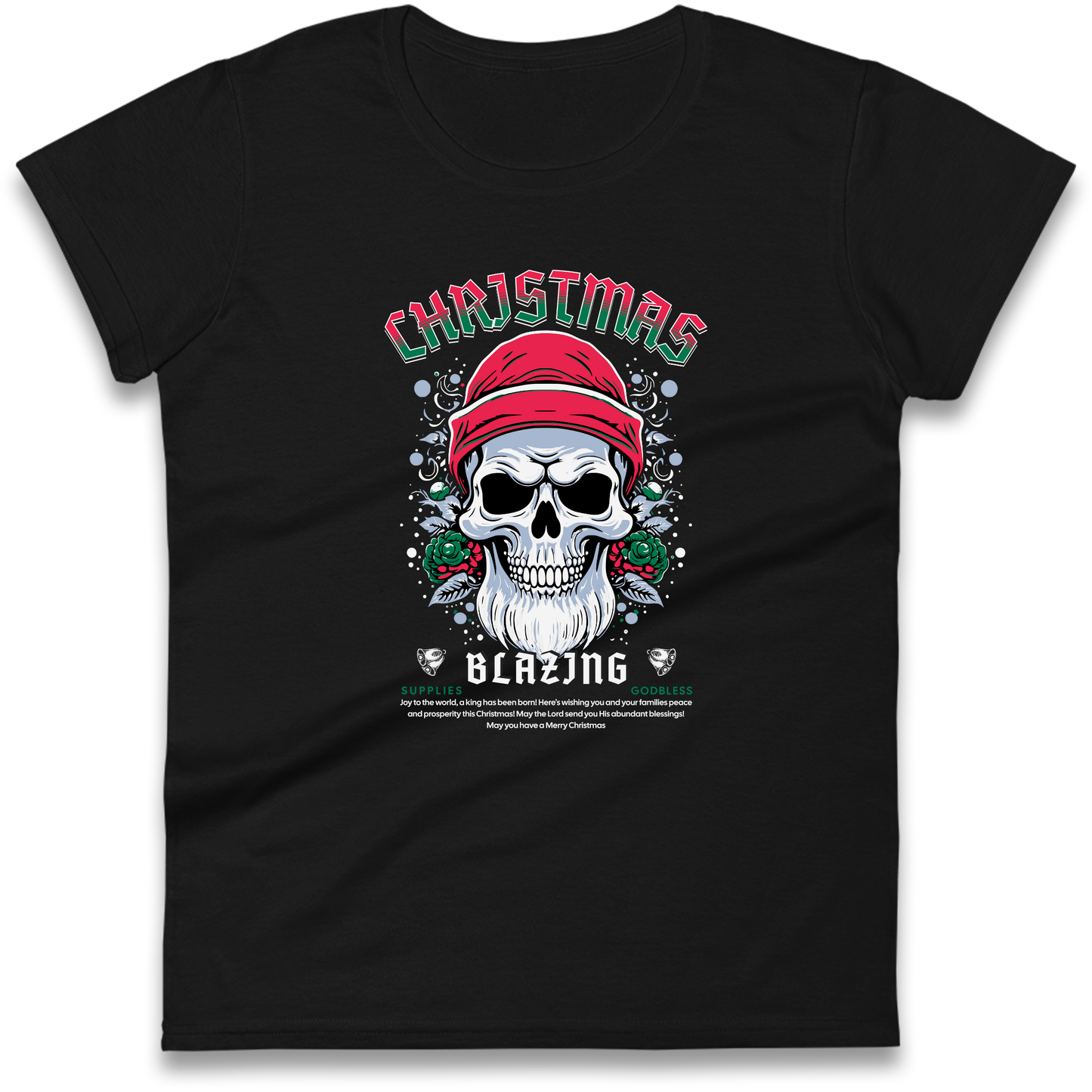 Christmas Blazing Ladies Shirt