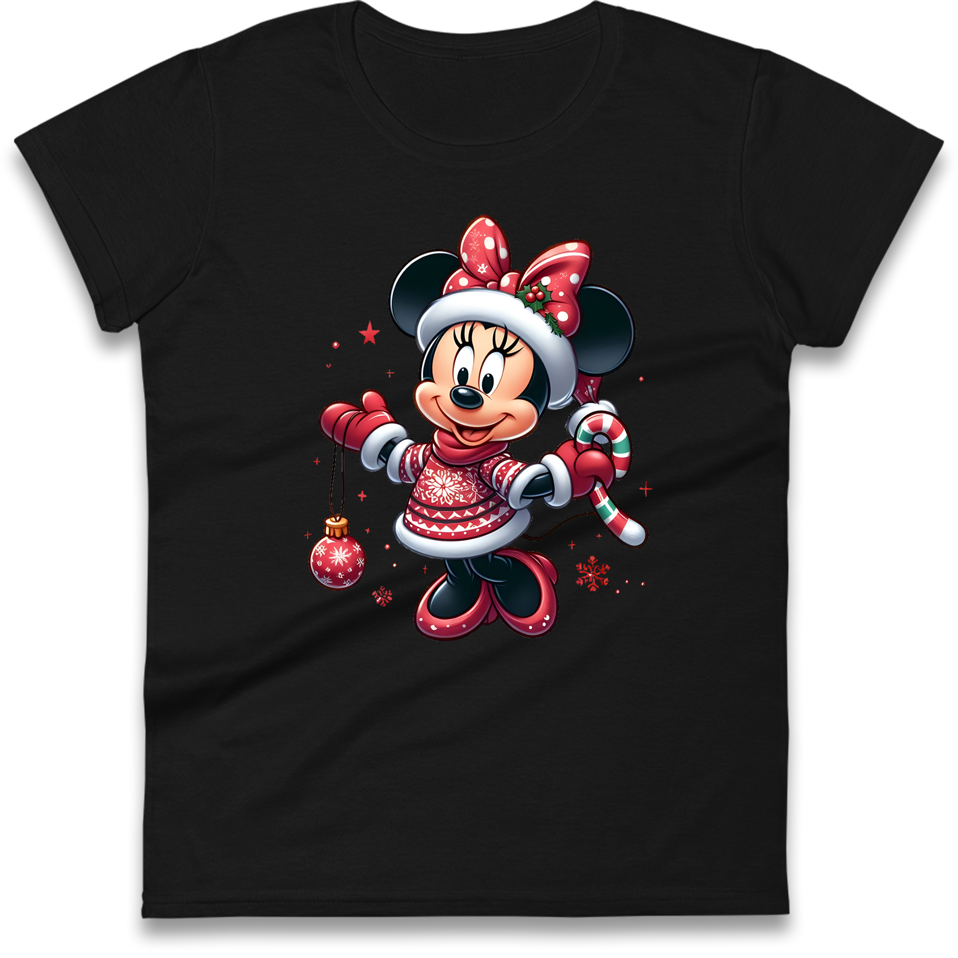Mini Mouse Christmas Ladies Shirt