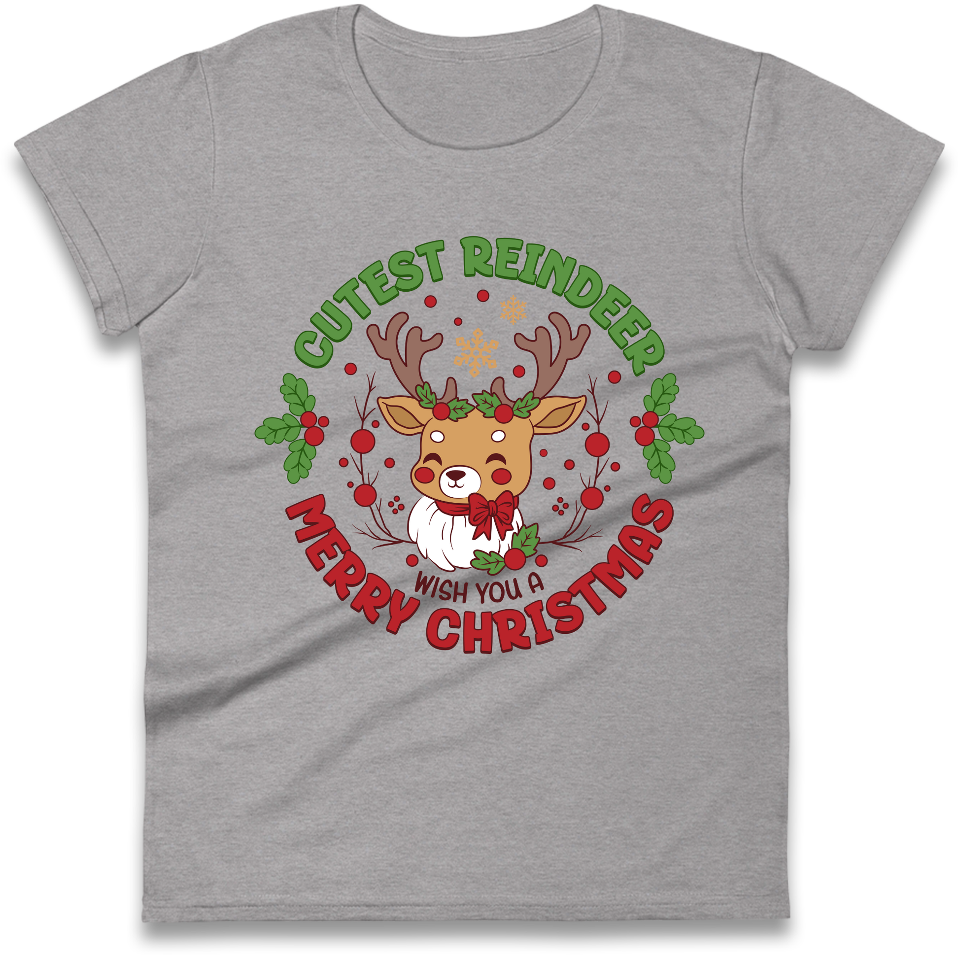 Cutest Reindeer Ladies Shirt
