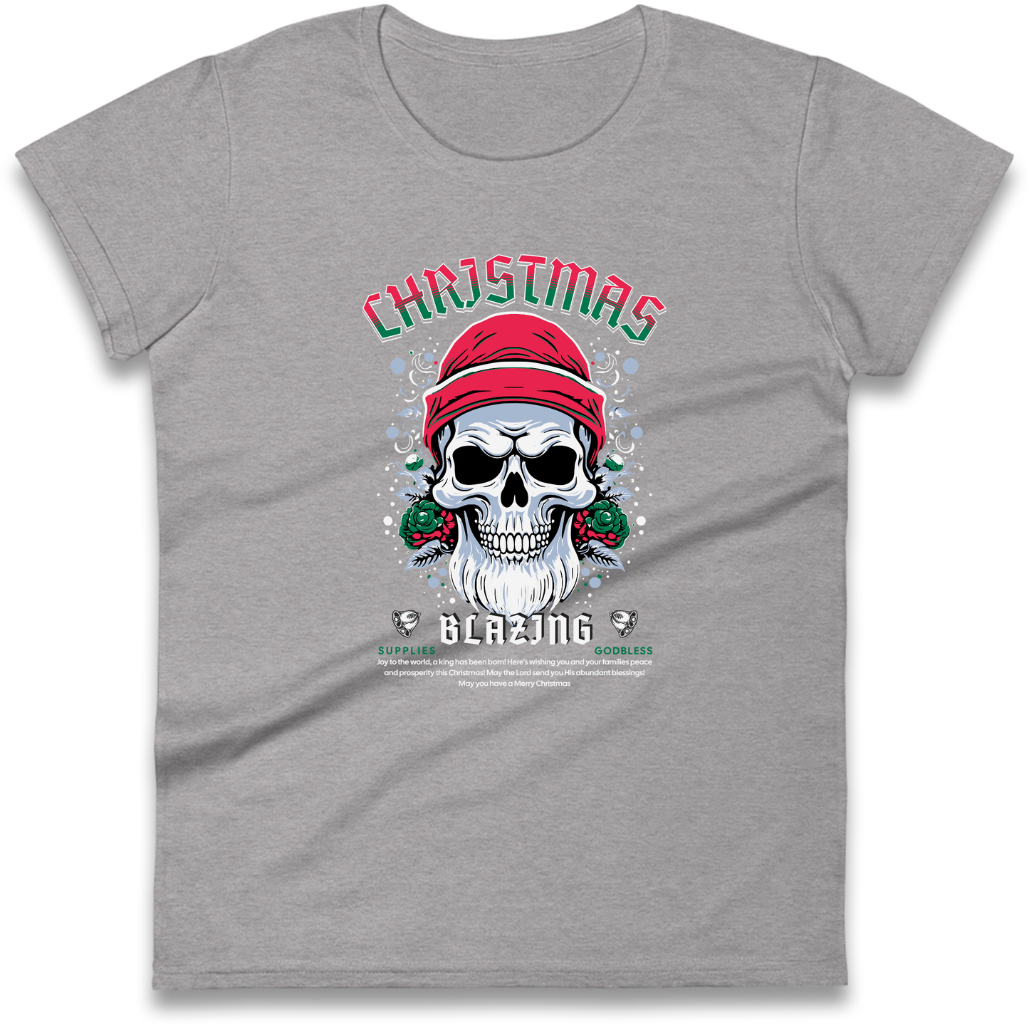 Christmas Blazing Ladies Shirt