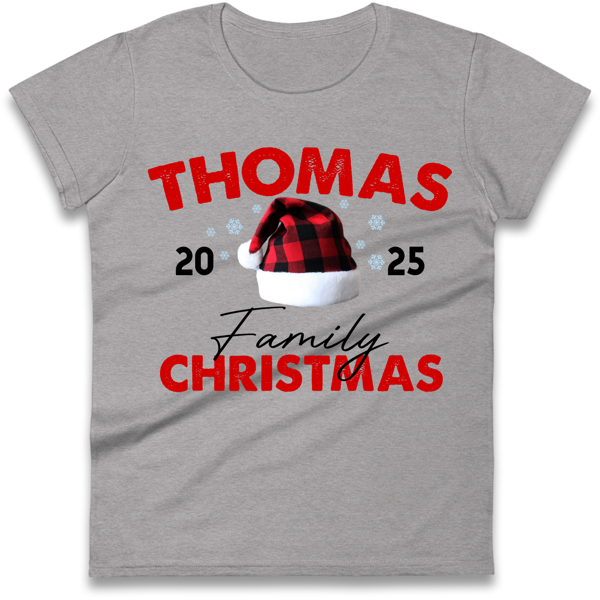 Thomas Family Christmas Ladies Shirt