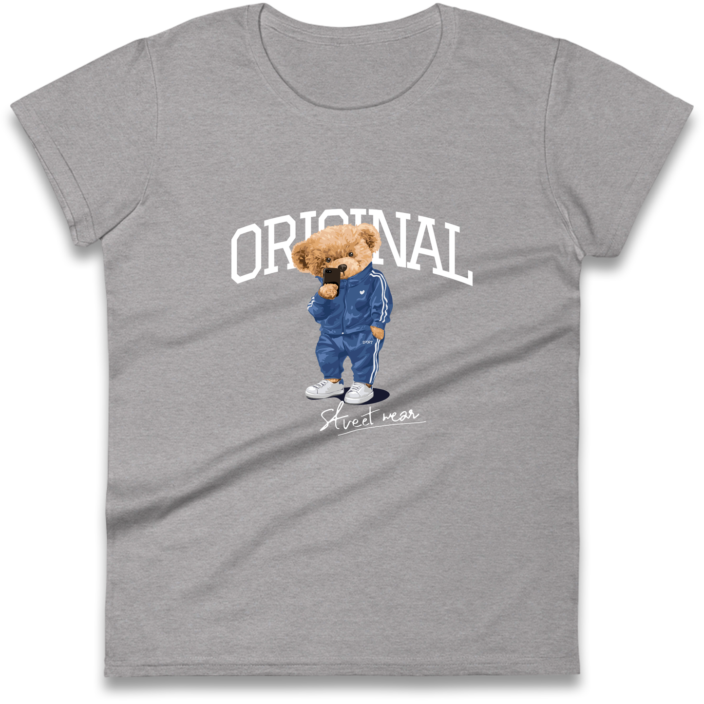 Teddy Bear Original Streetwear Ladies Shirt