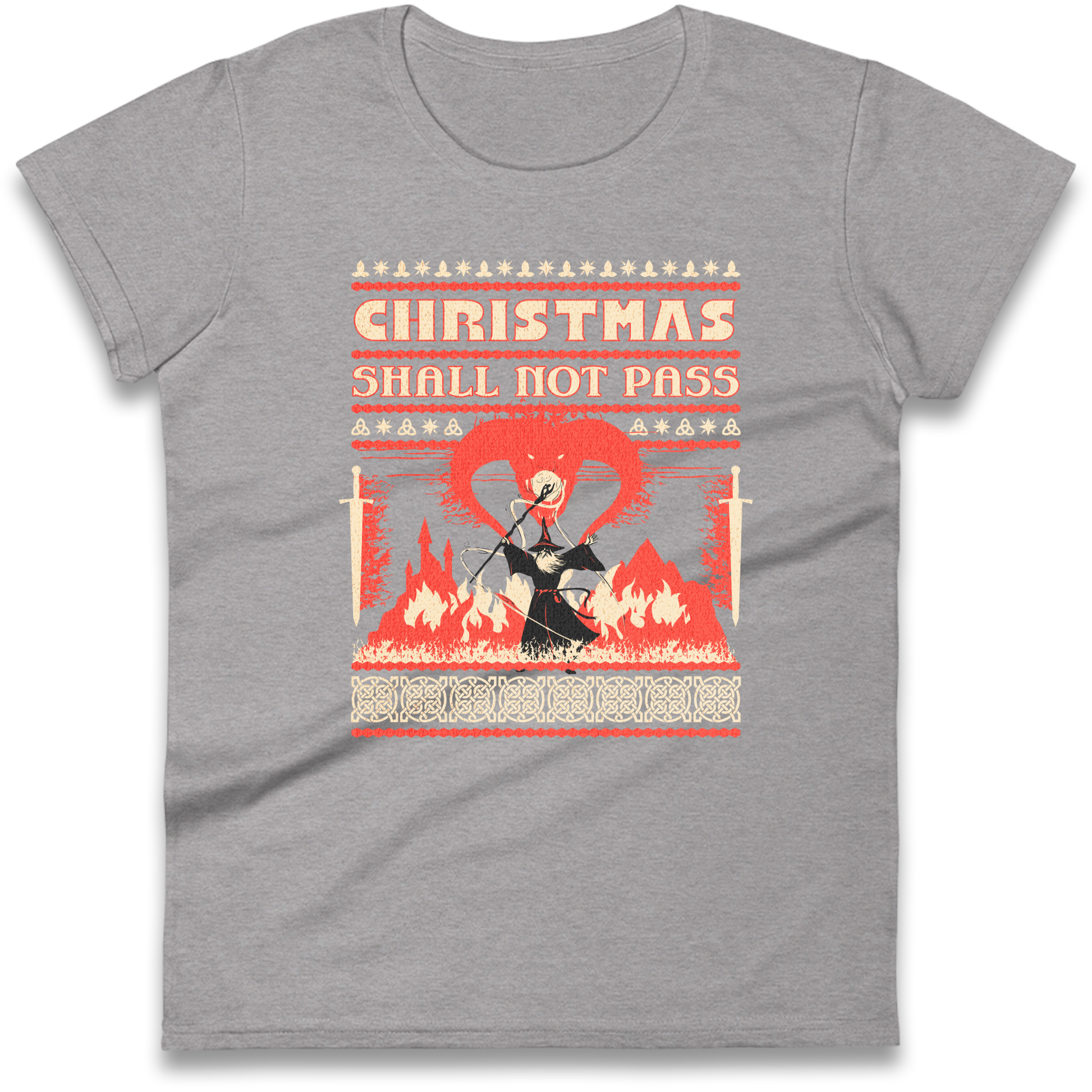 Christmas Shall Not Pass Ladies Shirt
